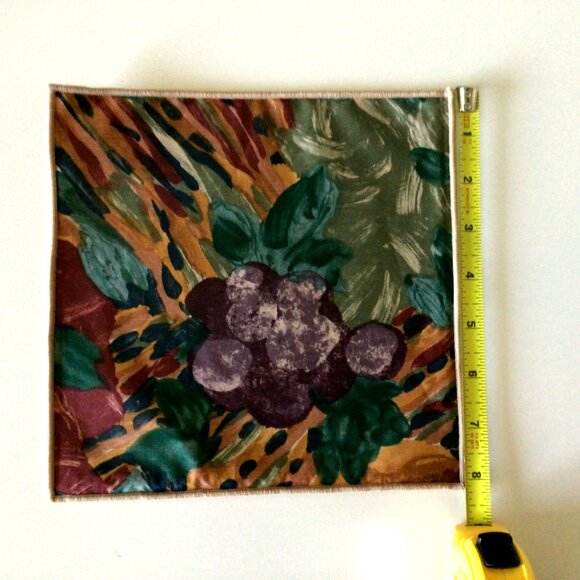 Vintage Set Of 6 John Matouk Fruit Themed Cocktail Napkins - Picture 6 of 7